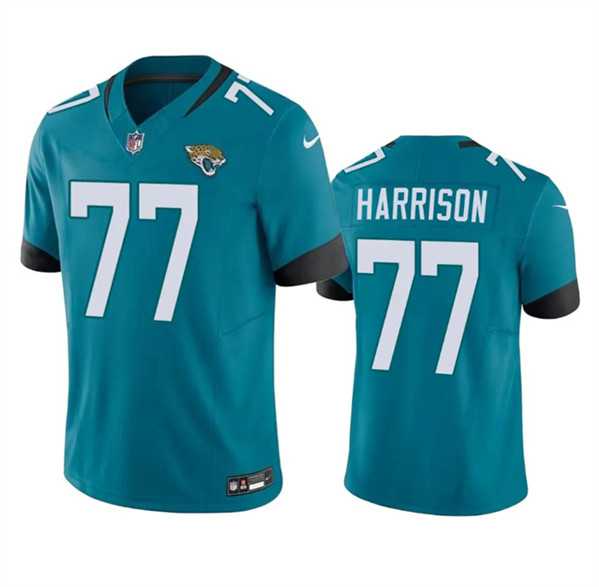 Men & Women & Youth Jacksonville Jaguars #77 Anton Harrison Teal 2023 F.U.S.E. Vapor Untouchable Limited Jersey